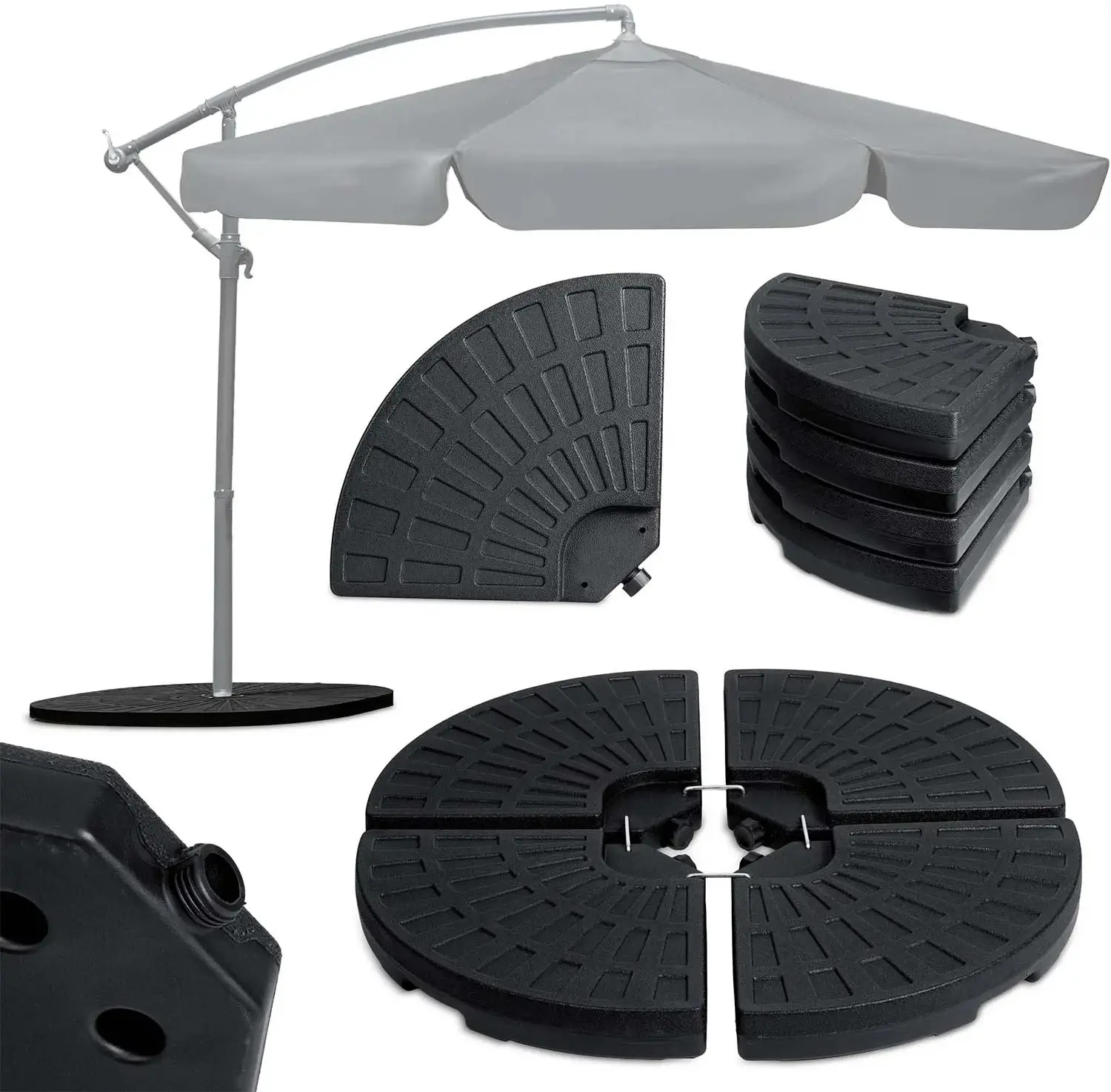 Suport pentru umbrela Plonos 489900 (Black) - 5