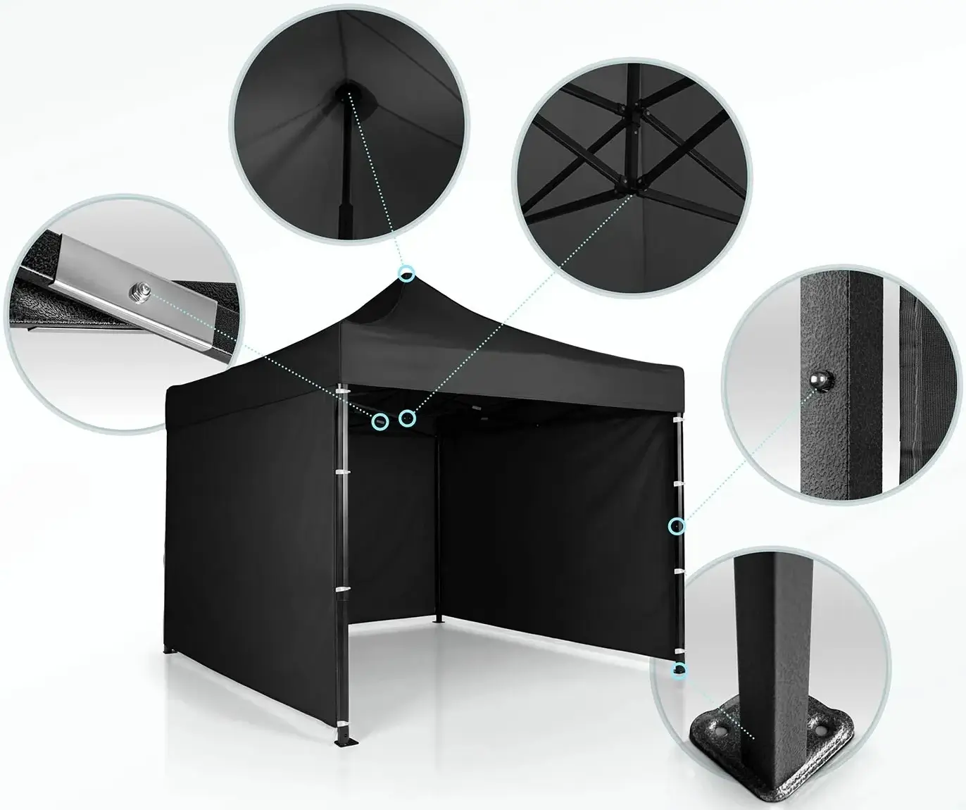 Садовый павильон Plonos 430000 (Black) - 7