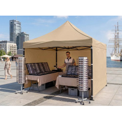 Pavilion de gradina Plonos 430002 (Beige) Thumb