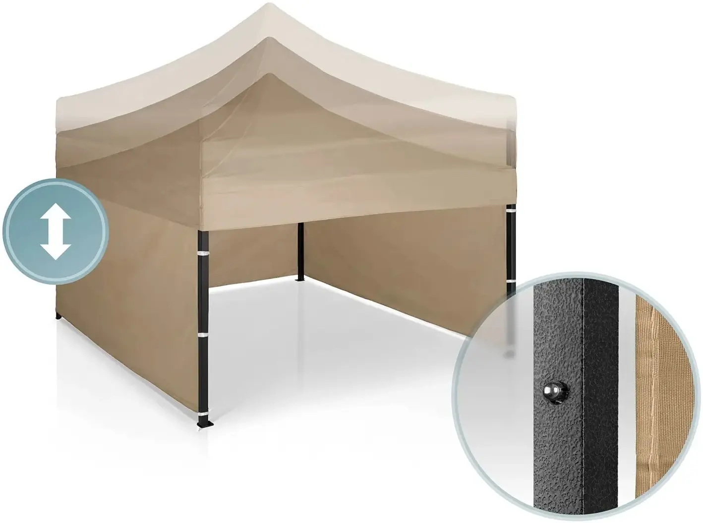 Pavilion de gradina Plonos 430002 (Beige) - 7