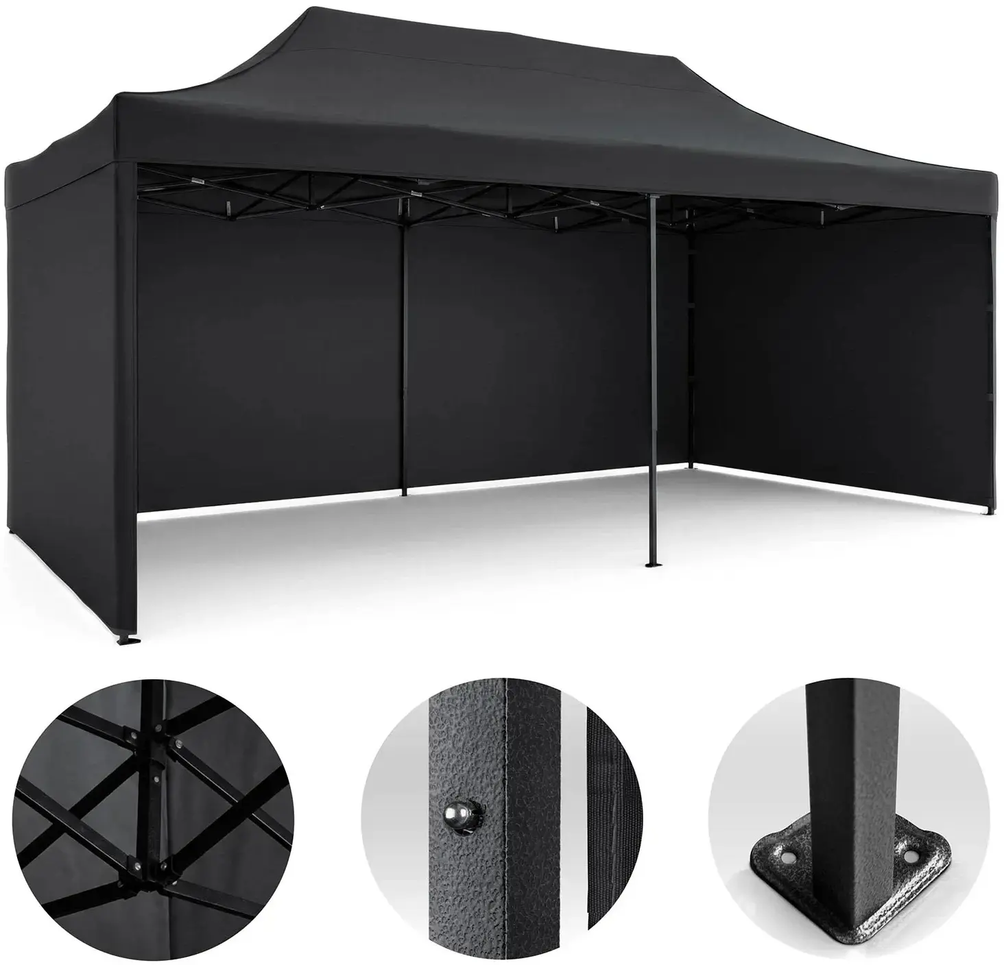 Pavilion de gradina Plonos 430100 (Black) - 12