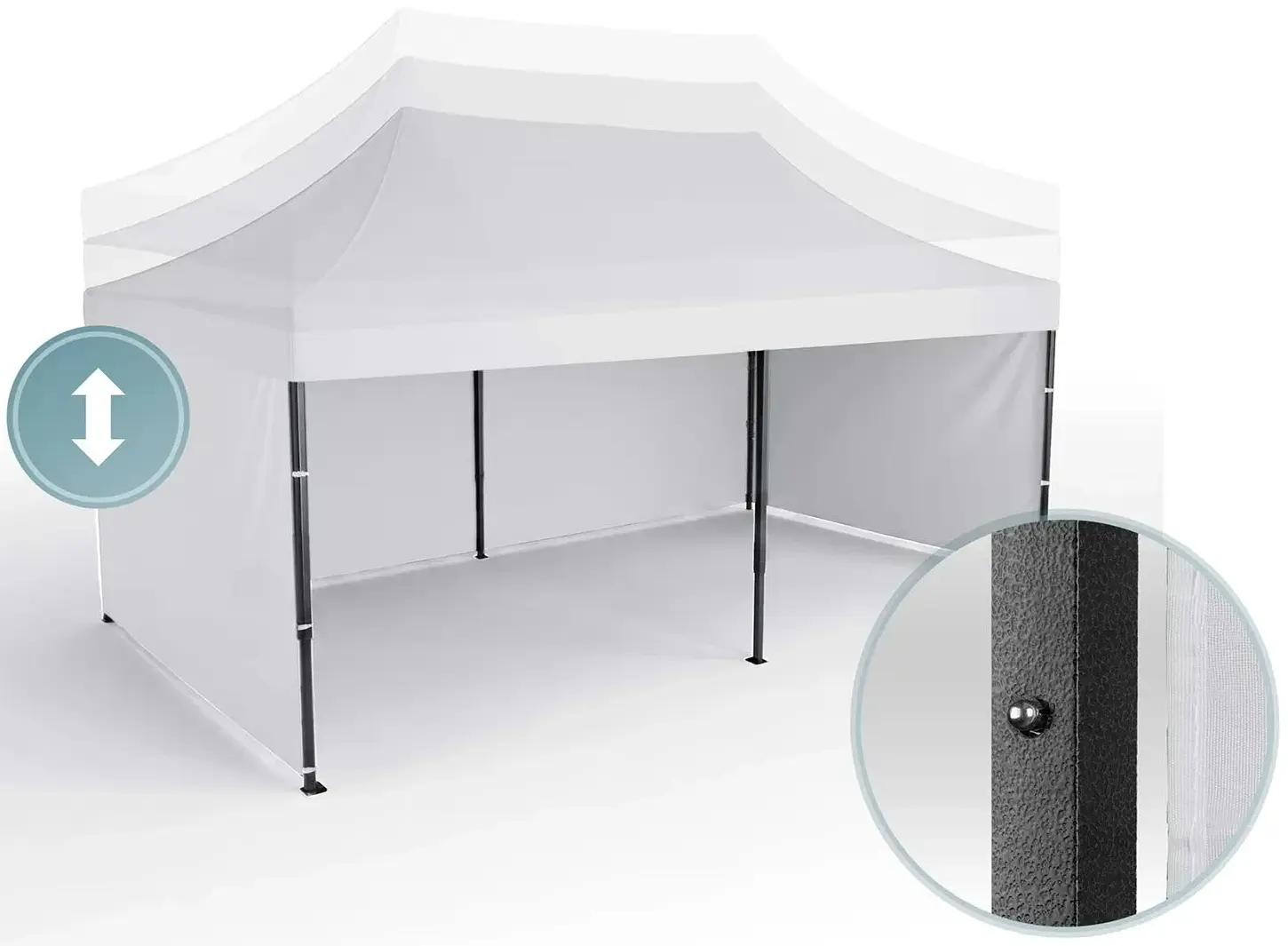 Pavilion de gradina Plonos 430101 (White) - 5
