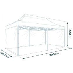 Pavilion de gradina Plonos 430102 (Green) Thumb