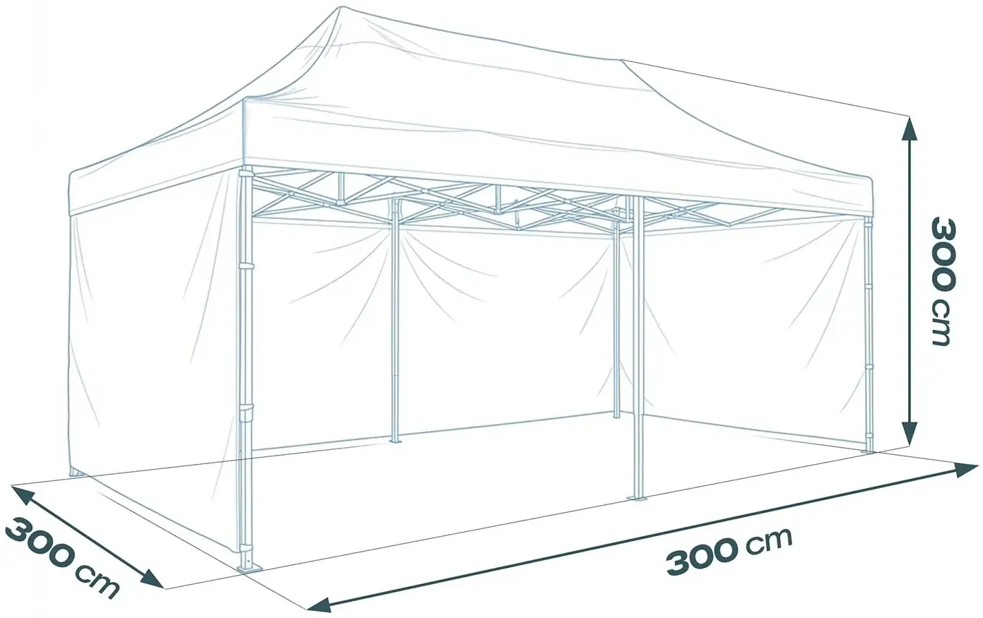 Pavilion de gradina Plonos 430102 (Green) - 3