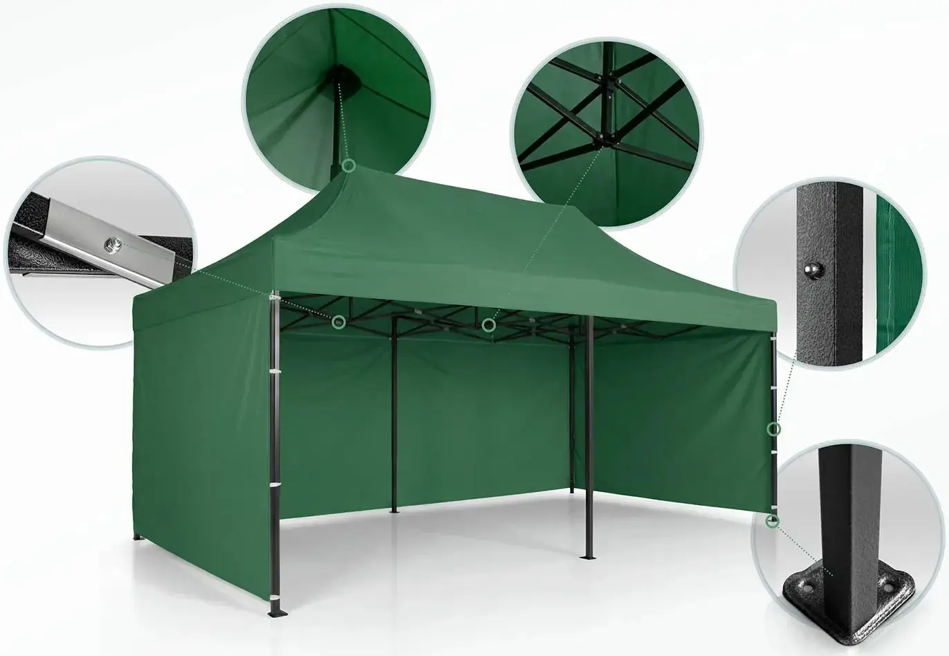 Pavilion de gradina Plonos 430102 (Green) - 7