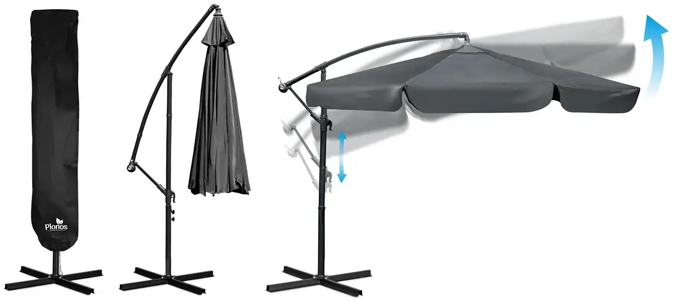 Зонт от солнца Plonos PL-880 488000 (Dark Grey) - 4