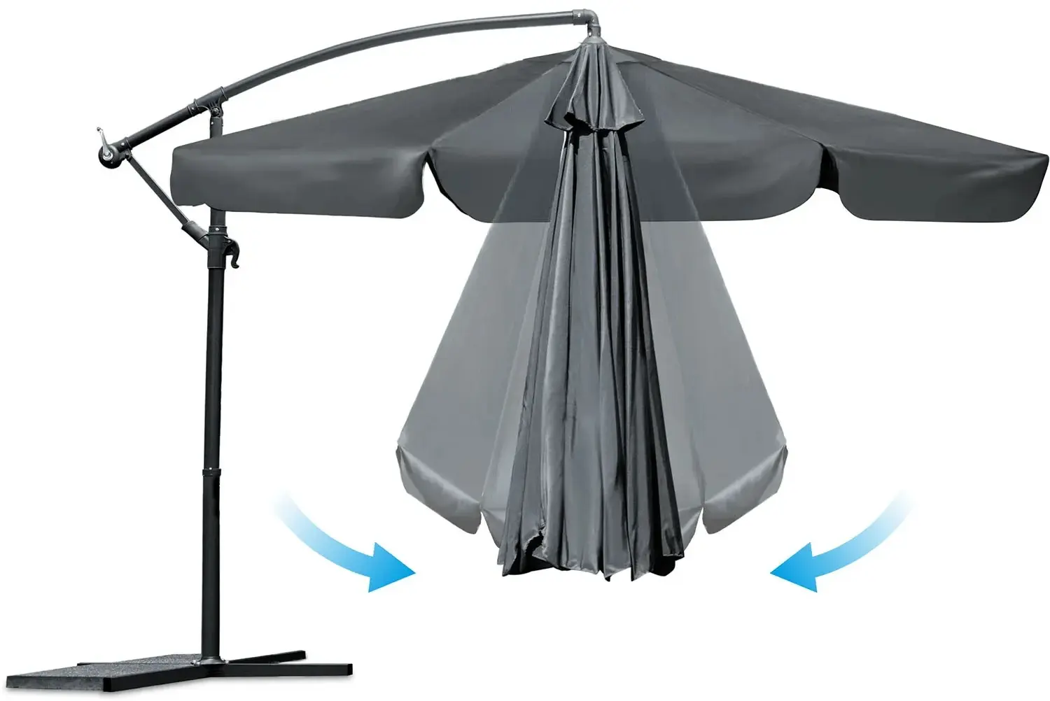 Зонт от солнца Plonos PL-880 488000 (Dark Grey) - 6