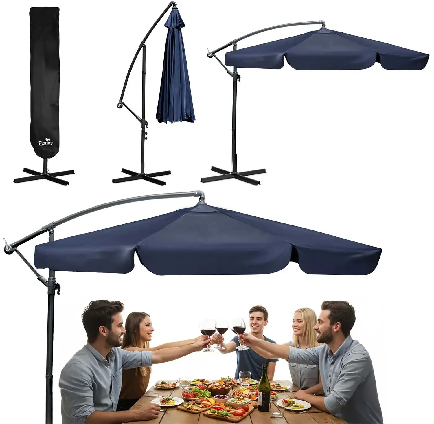 Зонт от солнца Plonos PL-880 488002 (Dark Blue) - 4