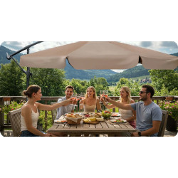 Umbrela de soare Plonos PL-880 488003 (Beige) Thumb