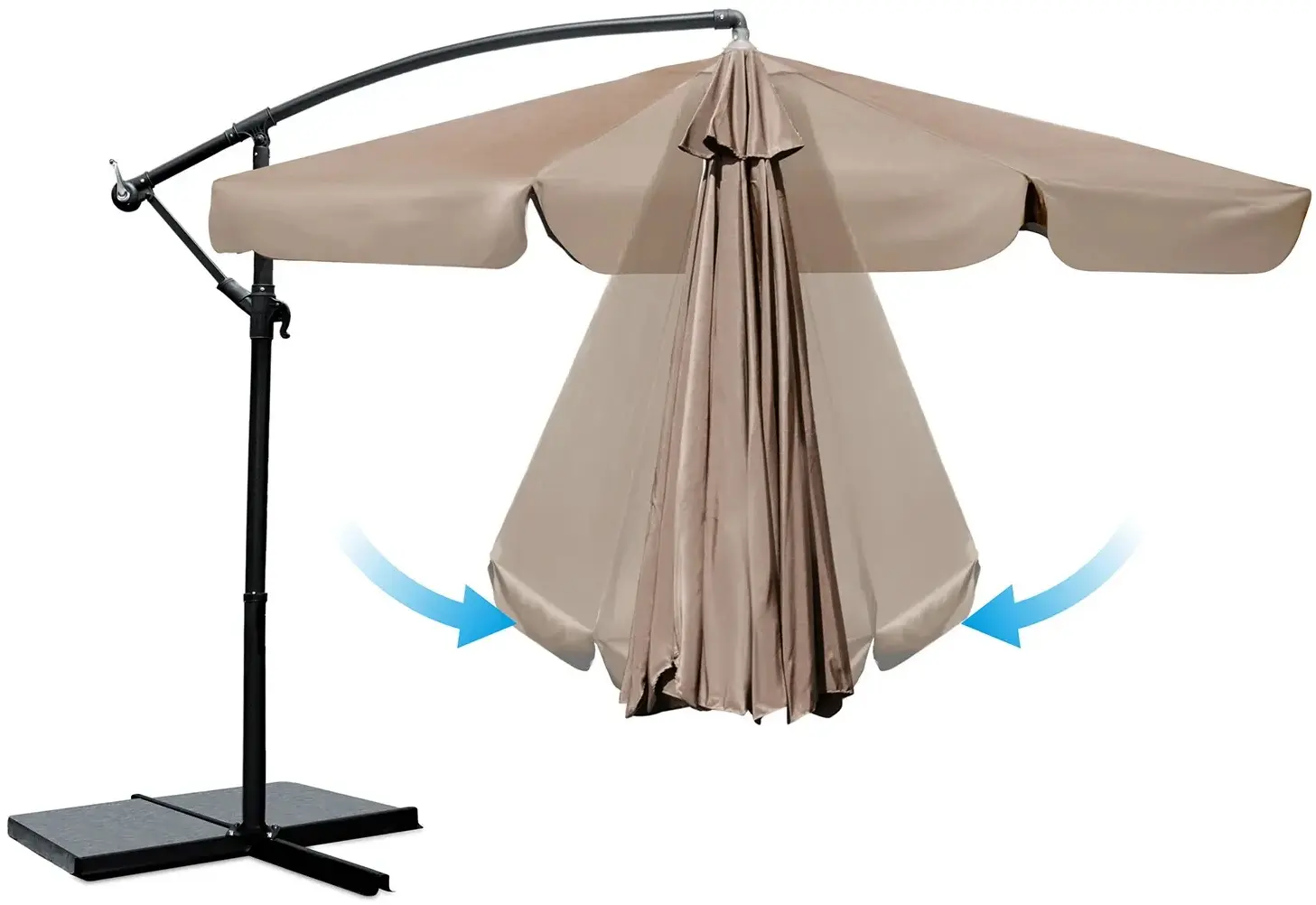 Umbrela de soare Plonos PL-880 488003 (Beige) - 4