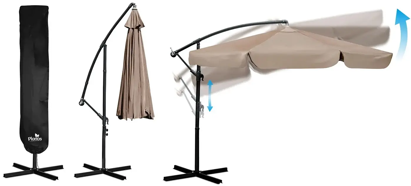 Umbrela de soare Plonos PL-880 488003 (Beige) - 6