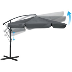 Umbrela de soare Plonos PL-881 488100 350cm (Gray Dark) Thumb