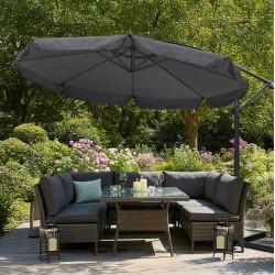 Umbrela de soare Plonos PL-881 488100 350cm (Gray Dark) Thumb
