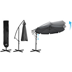 Umbrela de soare Plonos PL-881 488100 350cm (Gray Dark) Thumb