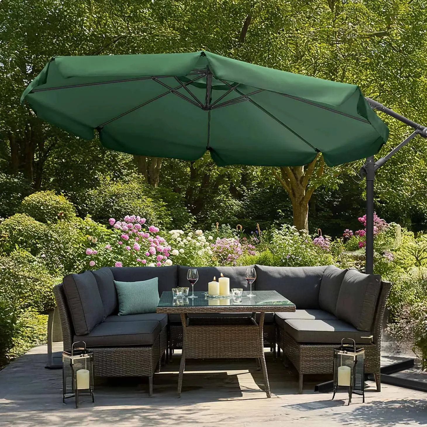 Зонт от солнца Plonos PL-881 488101 350cm (Green) - 10