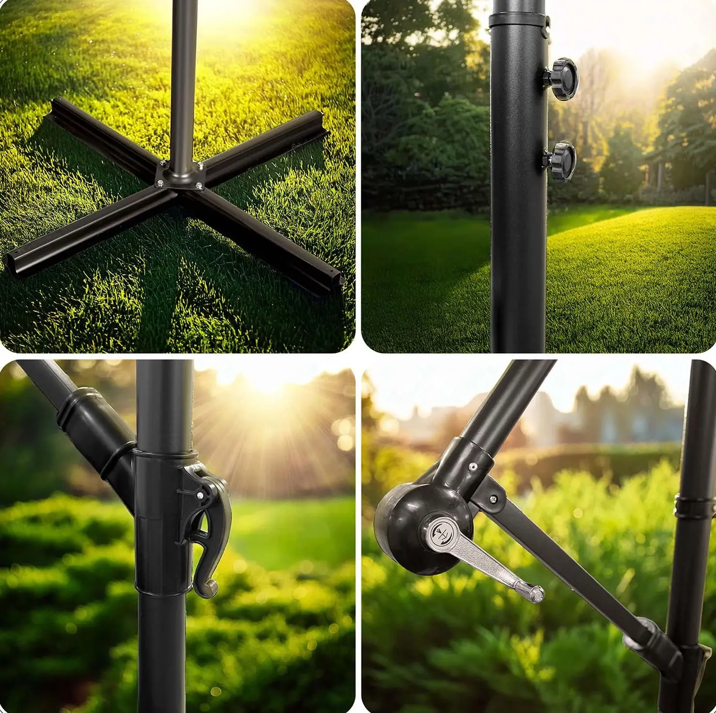 Umbrela de soare Plonos PL-881 488102 350cm (Blue) - 12