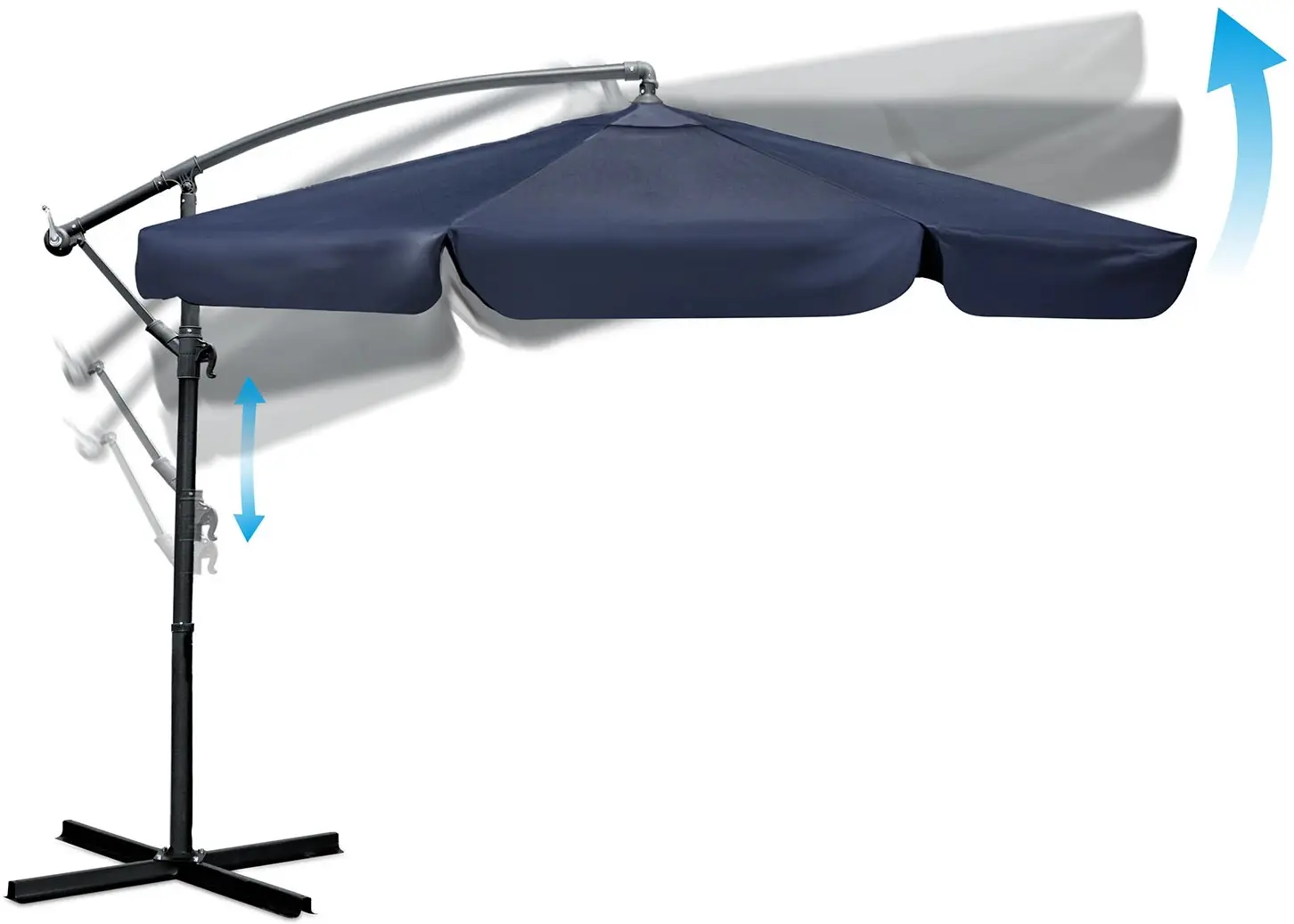 Umbrela de soare Plonos PL-881 488102 350cm (Blue) - 5