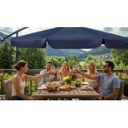 Umbrela de soare Plonos PL-881 488102 350cm (Blue) Thumb