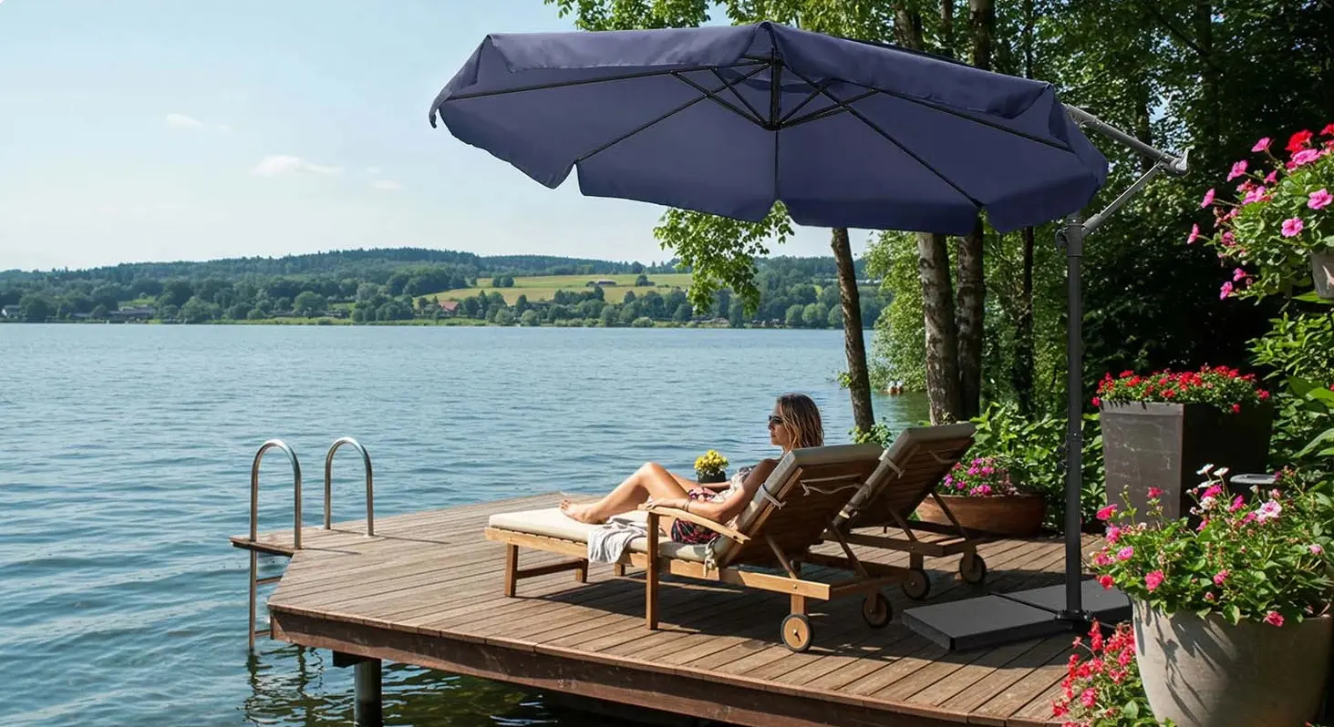 Umbrela de soare Plonos PL-881 488102 350cm (Blue) - 10