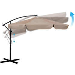 Umbrela de soare Plonos PL-881 488103 350cm (Beige) Thumb