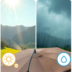 Umbrela de soare Plonos PL-881 488103 350cm (Beige) Thumb