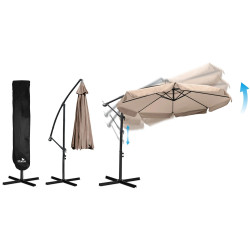 Umbrela de soare Plonos PL-881 488103 350cm (Beige) Thumb