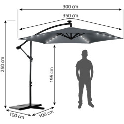 Зонт от солнца Plonos PL-882 488200 (Dark Grey) Thumb
