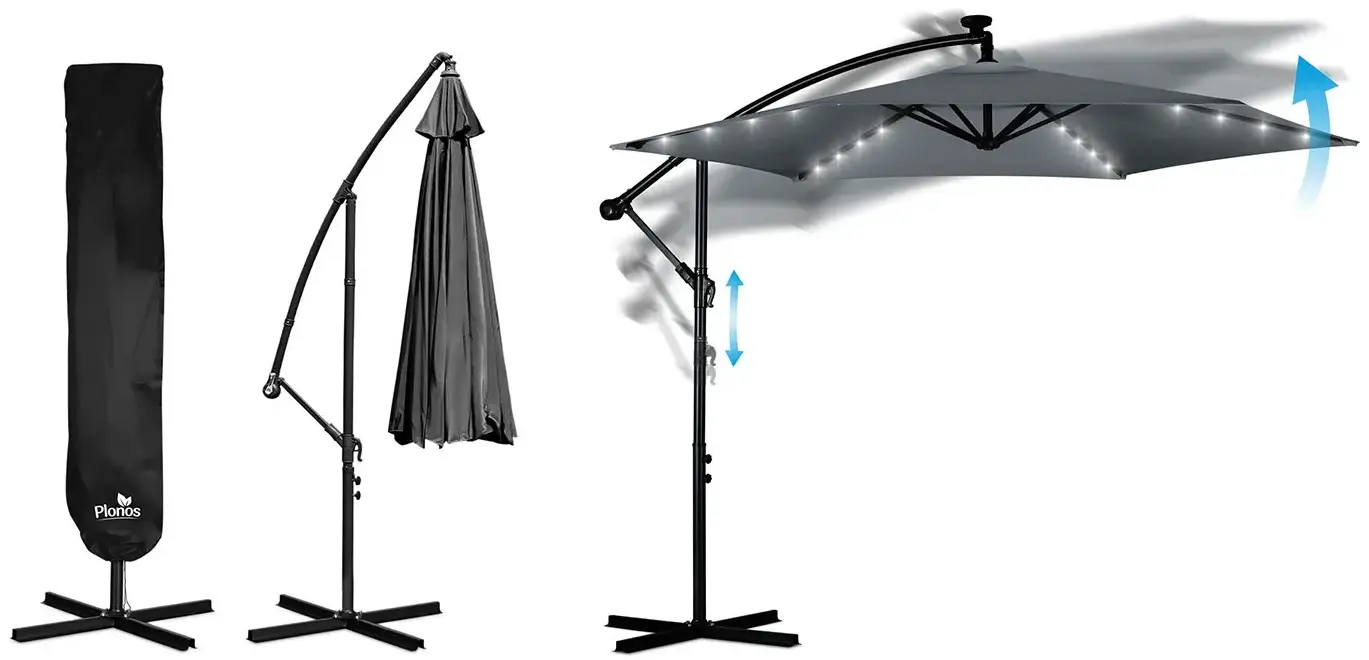 Зонт от солнца Plonos PL-882 488200 (Dark Grey) - 15