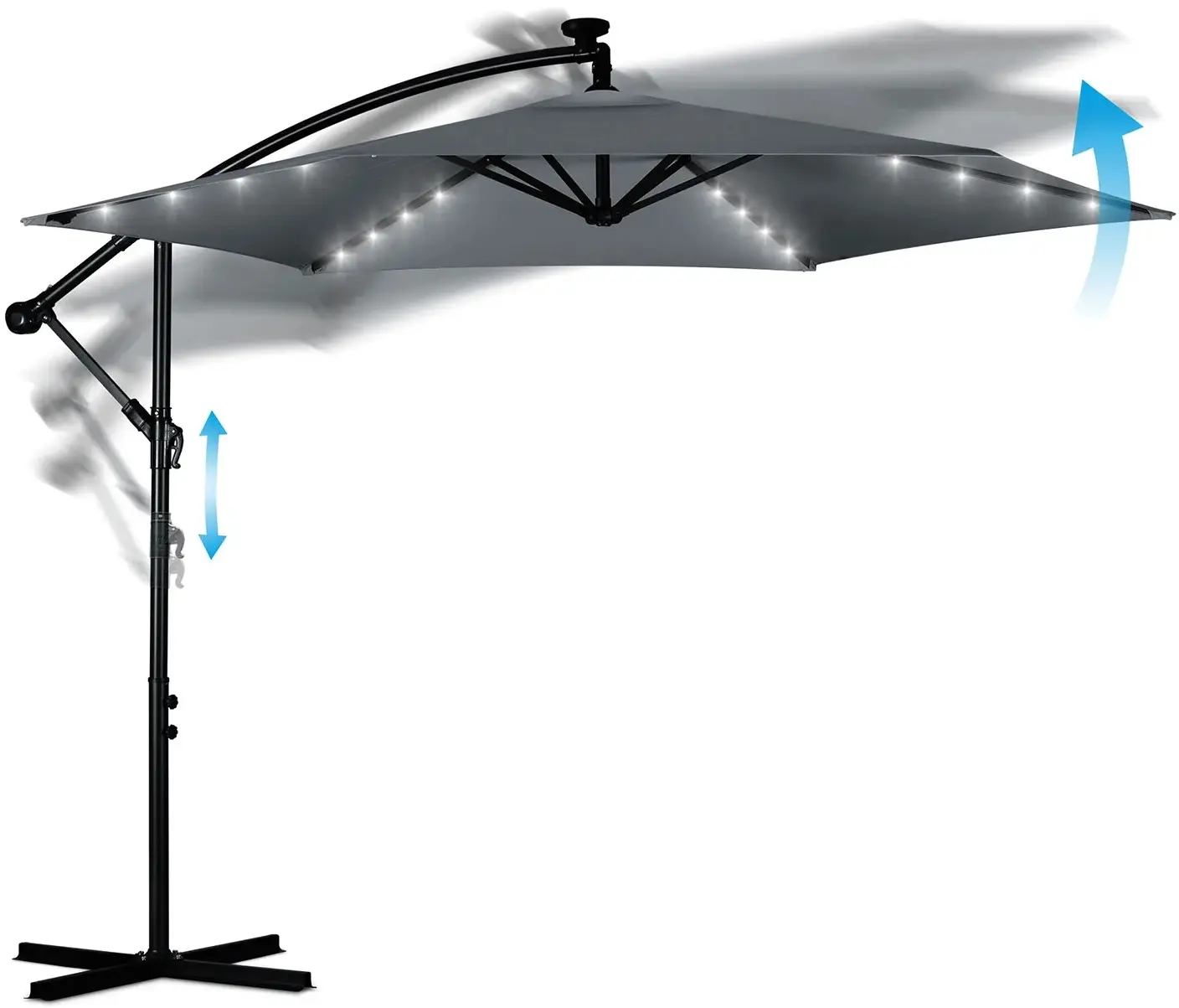 Зонт от солнца Plonos PL-882 488200 (Dark Grey) - 14