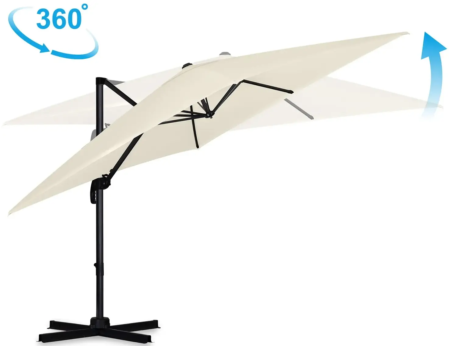 Зонт от солнца Plonos PL-883 488301 (Beige/Black) - 5