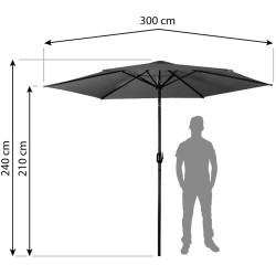 Зонт от солнца Plonos PL-884 488400 (Dark Grey) Thumb