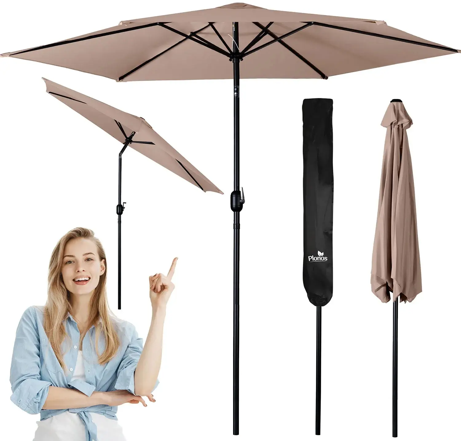 Зонт от солнца Plonos PL-884 488402 (Beige Sand) - 6