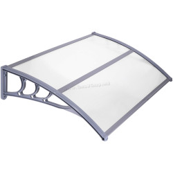 Маркиза Springos Polyroof HA7474 (Transparent/Grey)