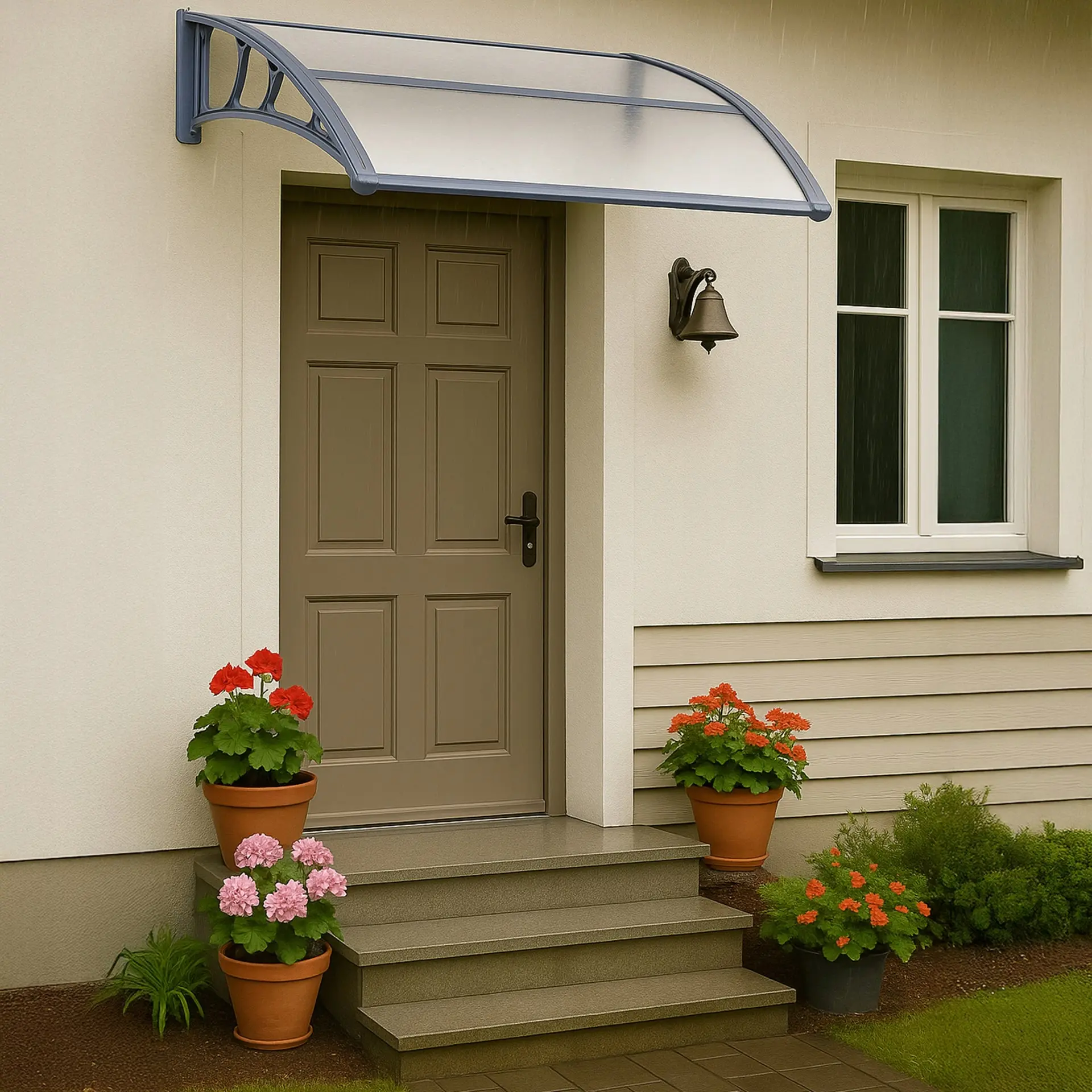 Маркиза Springos Polyroof HA7474 (Transparent/Grey) - 9