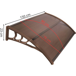 Маркиза Springos Polyroof HA7476 (Brown) Thumb