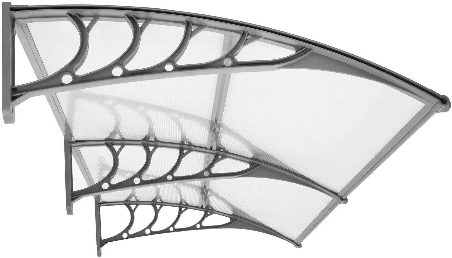 Маркиза Springos Polyroof HA7479 (Transparent/Grey) - 2