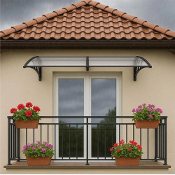 Copertina Springos Polyroof HA7480 (Transparent/Black) Thumb