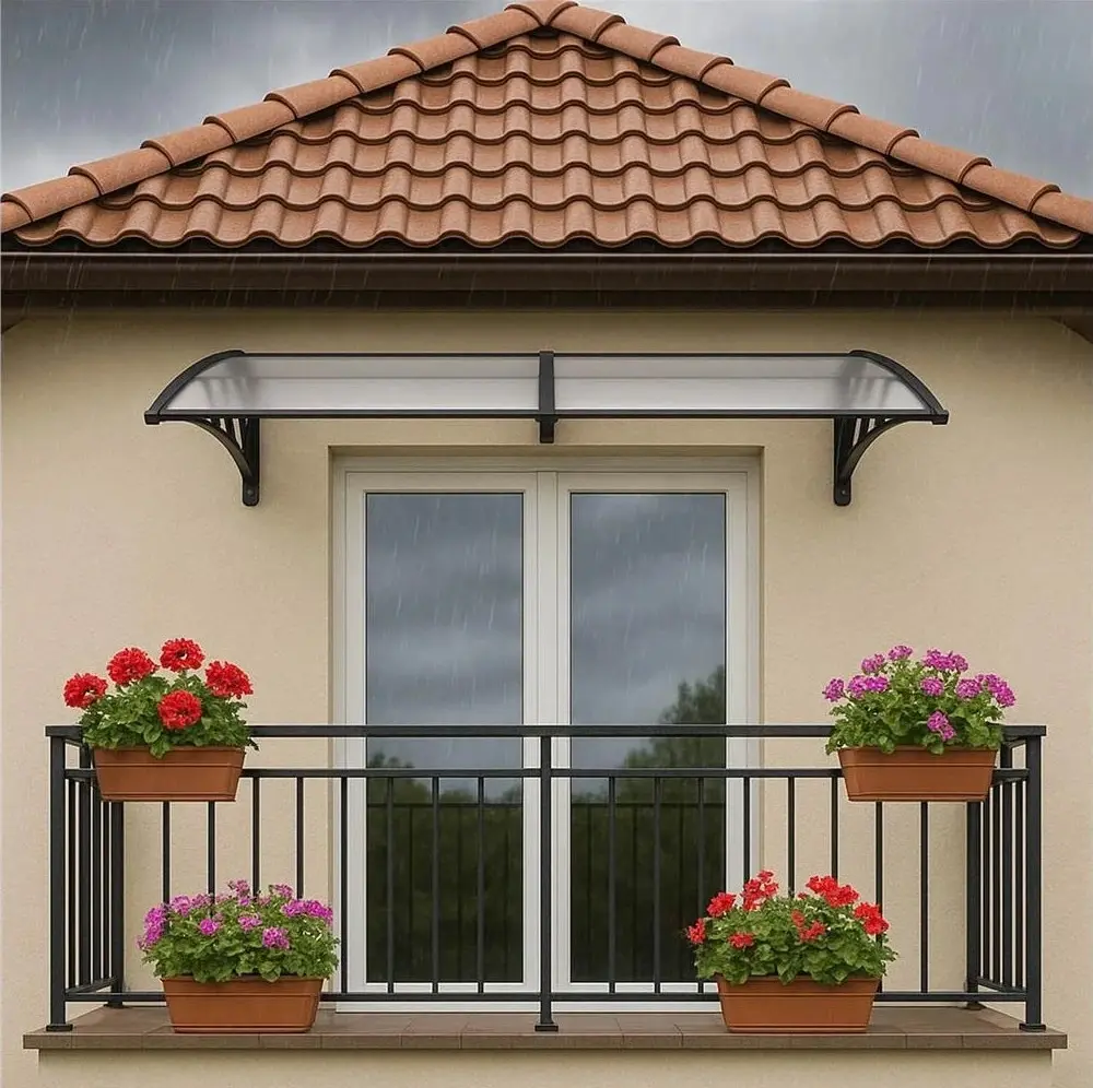 Copertina Springos Polyroof HA7480 (Transparent/Black) - 8