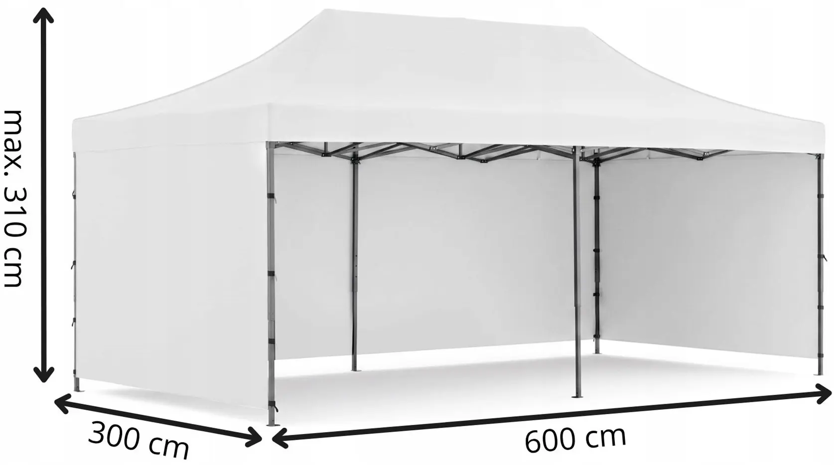 Pavilion de gradina Springos GP0006 (White) - 8