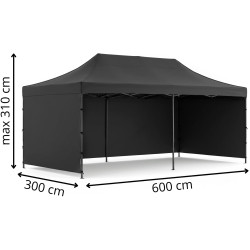 Pavilion de gradina Springos GP0008 (Black) Thumb