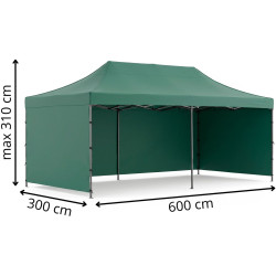Pavilion de gradina Springos GP0009 (Green) Thumb