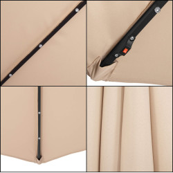 Umbrela de soare Springos Atena GU0047 (Beige) Thumb