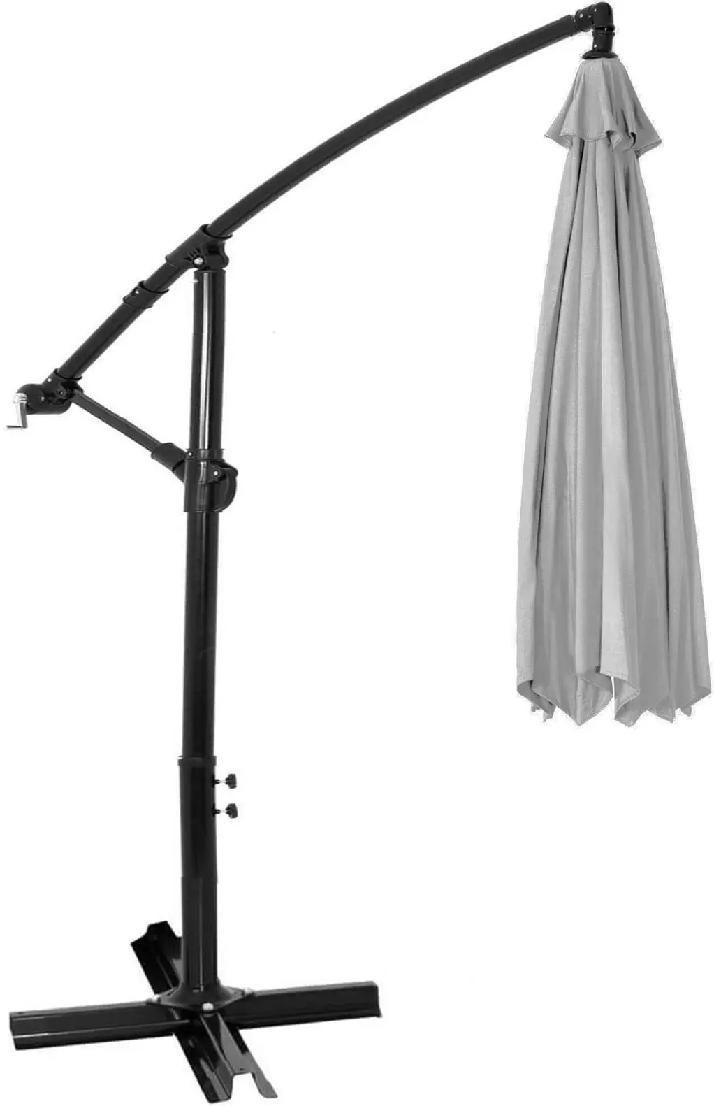 Umbrela de soare Springos Casablanca GU0042 (Light Gray) - 3