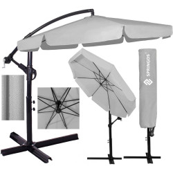 Umbrela de soare Springos Casablanca GU0042 (Light Gray) Thumb