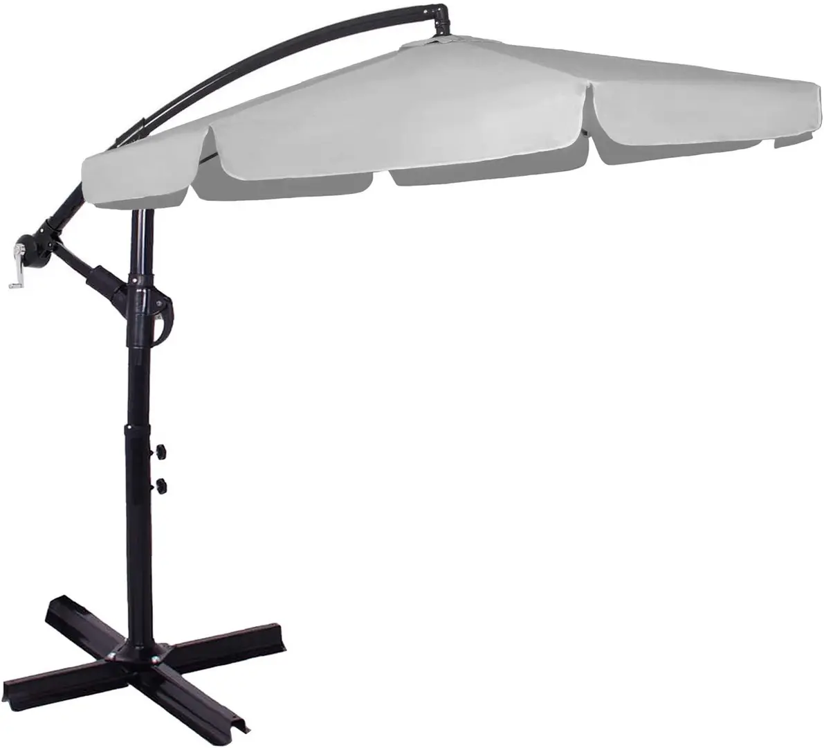 Umbrela de soare Springos Casablanca GU0042 (Light Gray)