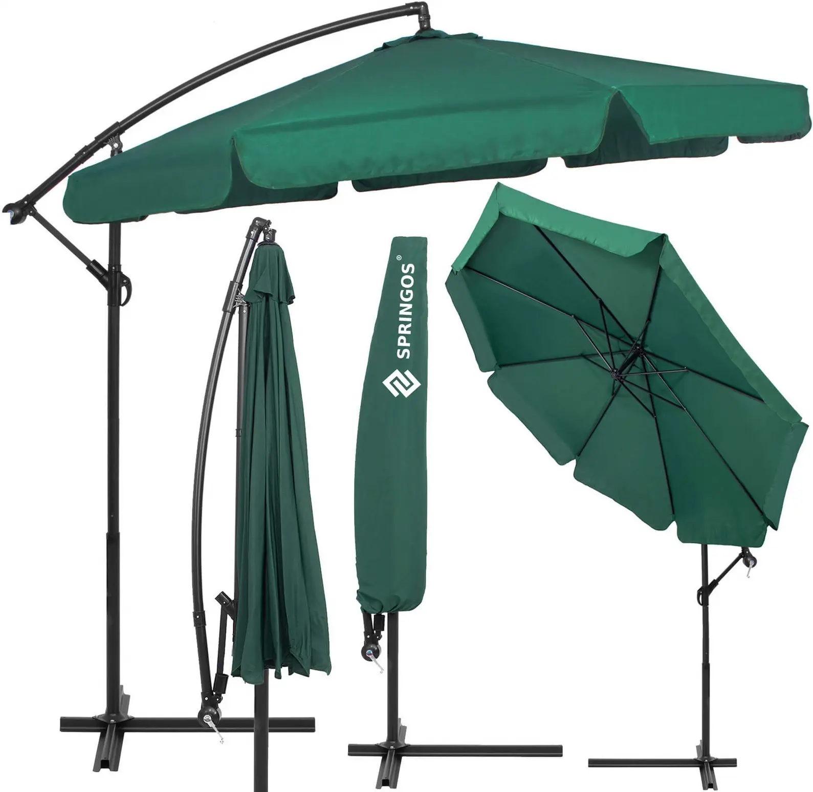Зонт от солнца Springos Casablanca GU0043 (Green) - 4