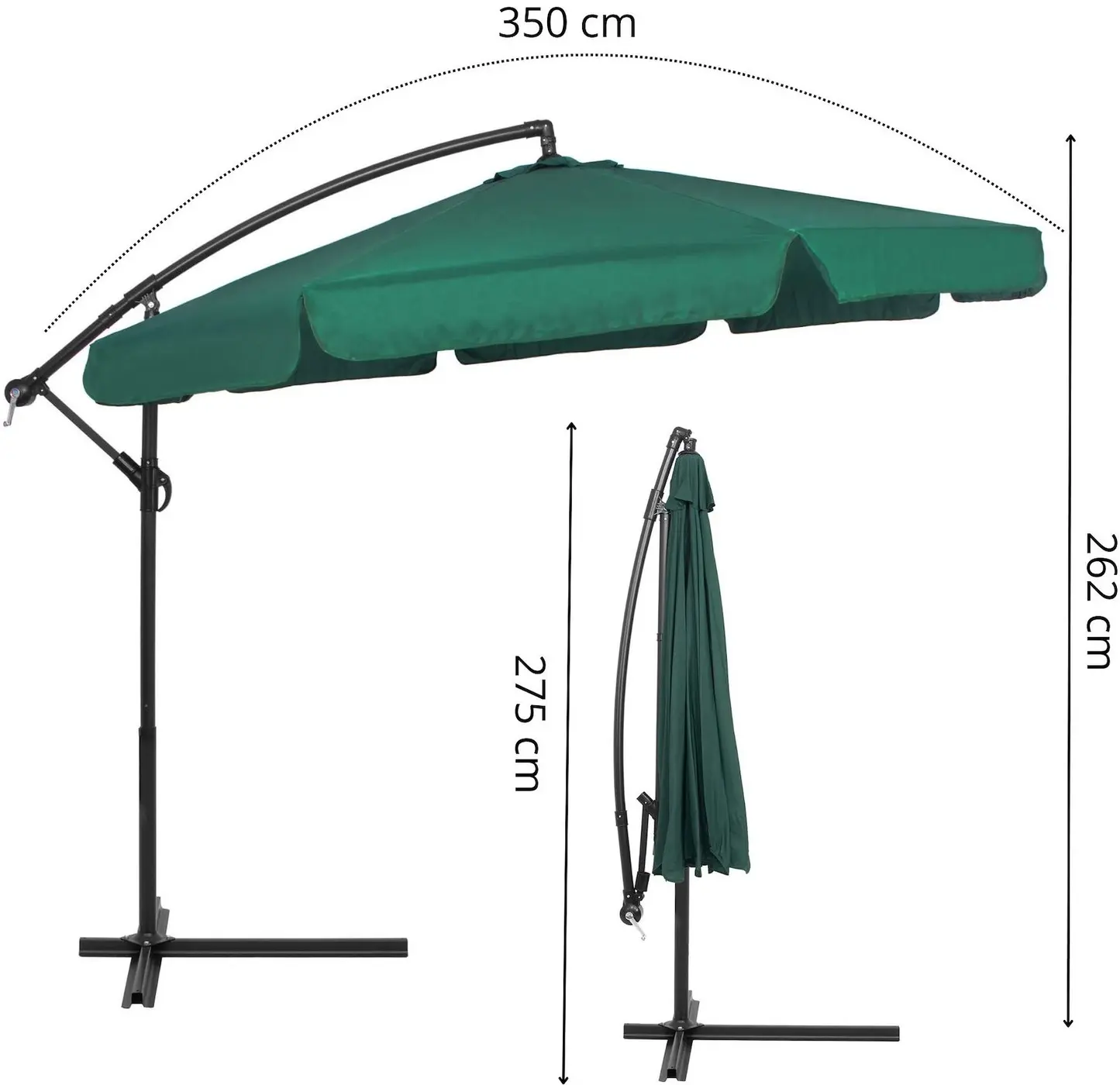 Зонт от солнца Springos Casablanca GU0043 (Green) - 8
