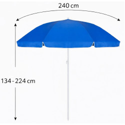 Зонт от солнца Springos Classic BU0003 (Blue) Thumb