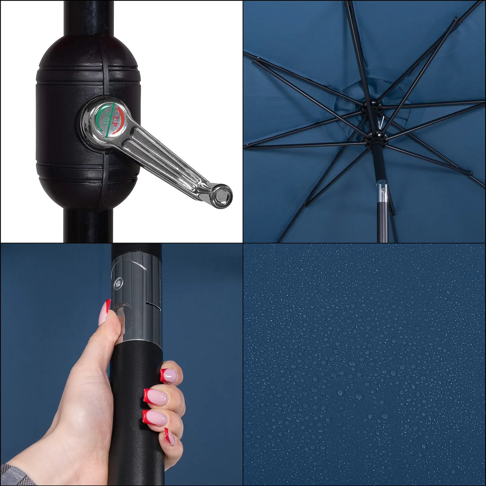 Umbrela de soare Springos GU0035 (Blue) - 6