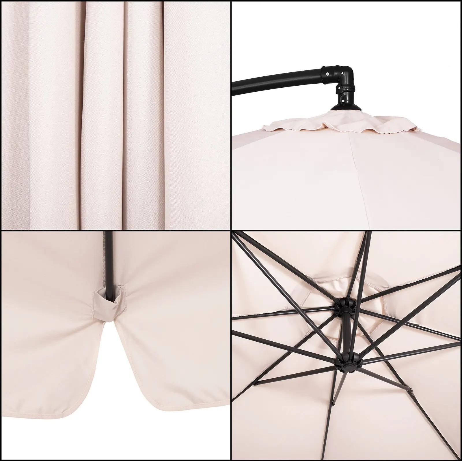Зонт от солнца Springos Malta GU0045 (Cream) - 4